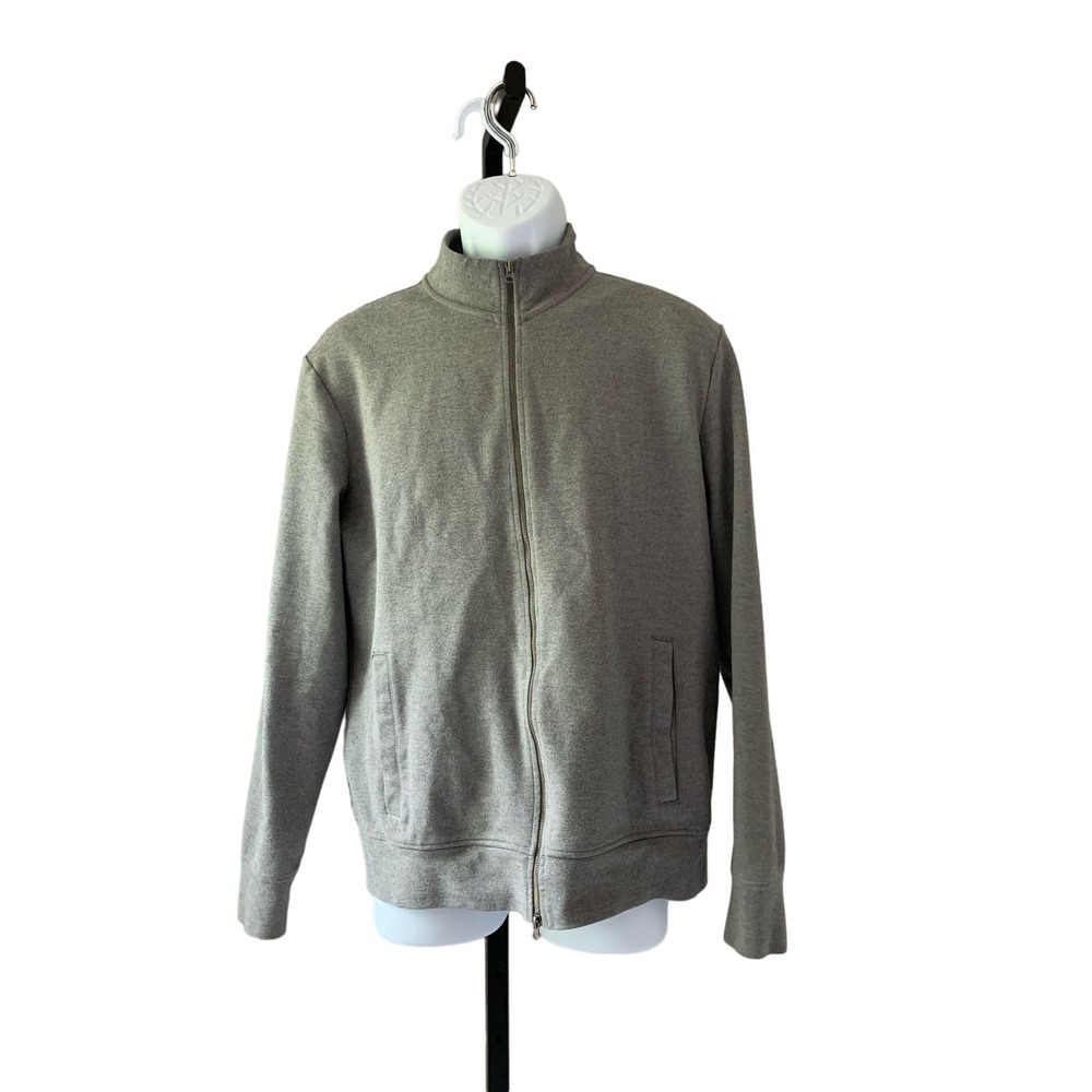 Men’s Gray Zip Up Sweater